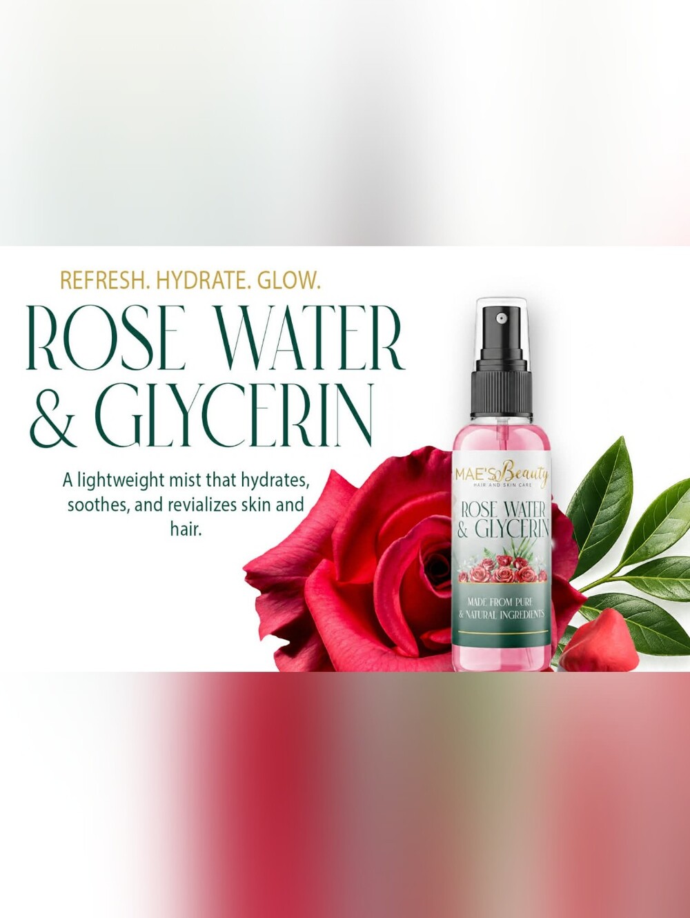 Rose Water & Glycerin Spray